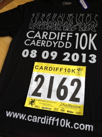 The Cardiff 10k race pack